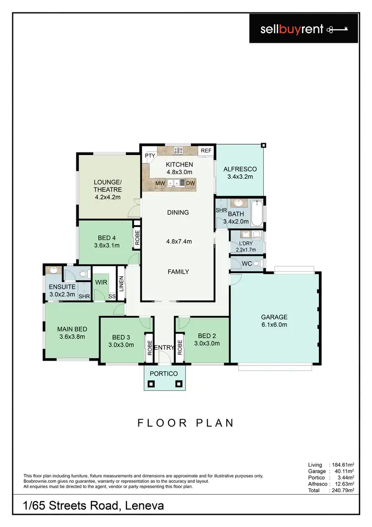 Floorplan of Homely house listing, 1/65 STREETS ROAD, Leneva VIC 3691