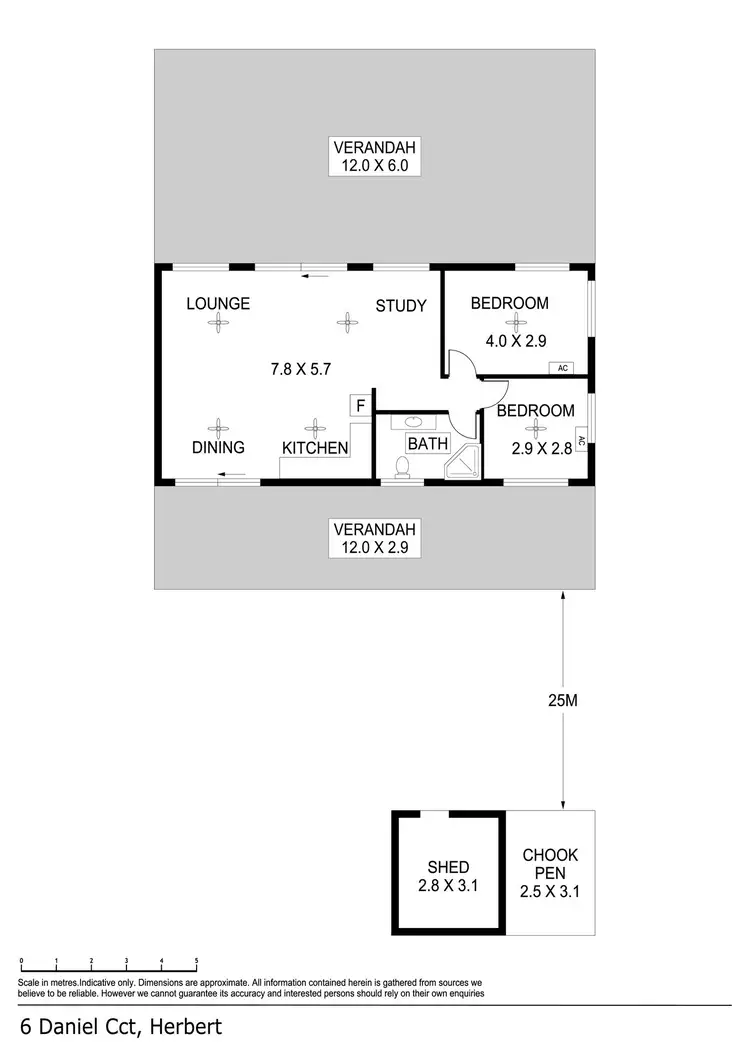 Floorplan of Homely house listing, 6 Daniel Circuit, Herbert NT 836
