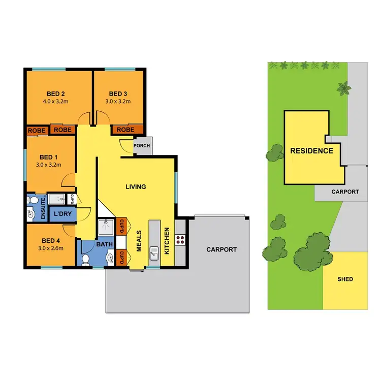 Floorplan of Homely house listing, 23 Evelyne Avenue, Cranbourne VIC 3977