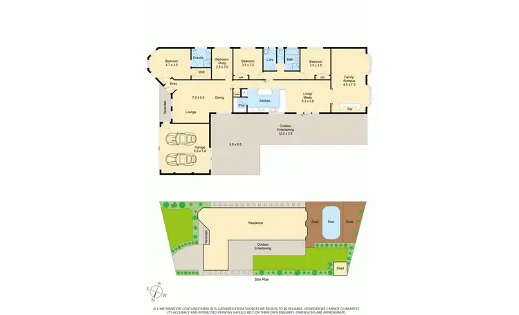 Floorplan of Homely house listing, 11 Balinga Drive, Skye VIC 3977