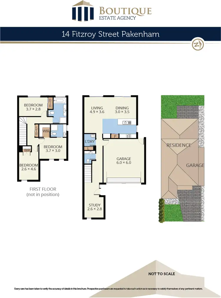 Floorplan of Homely townhouse listing, 14 Fitzroy Street, Pakenham VIC 3810
