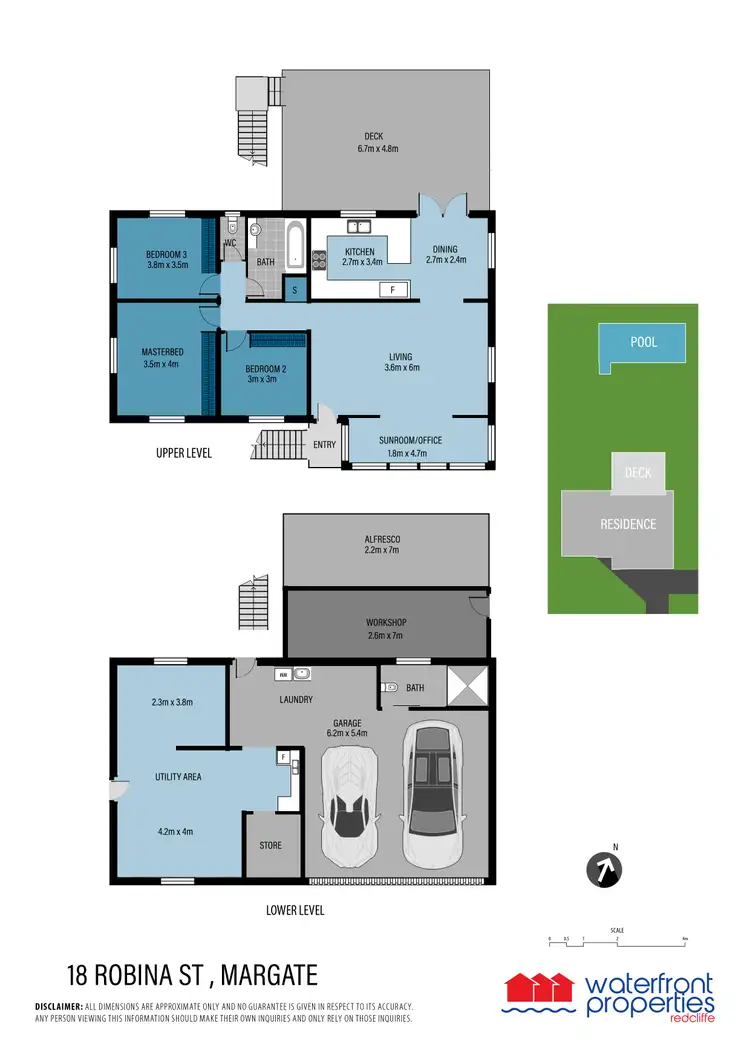 Floorplan of Homely house listing, 18 Robina Street, Margate QLD 4019