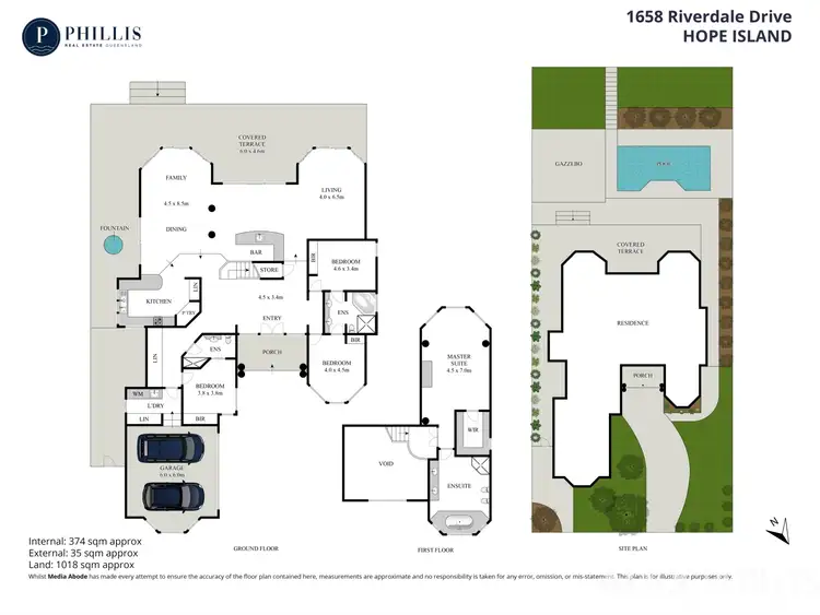 Floorplan of Homely house listing, 1658 Riverdale Drive, Hope Island QLD 4212