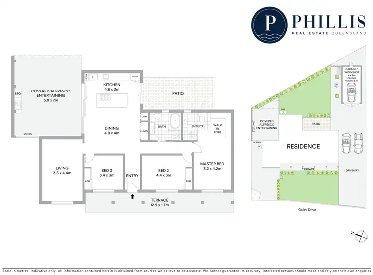 Floorplan of Homely house listing, 77 Oxley Drive, Paradise Point QLD 4216