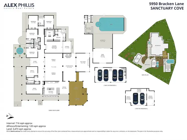 Floorplan of Homely house listing, 5950 Bracken Lane, Sanctuary Cove QLD 4212