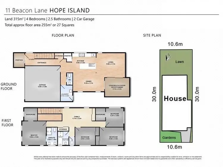 Floorplan of Homely house listing, 11 Beacon Lane, Hope Island QLD 4212