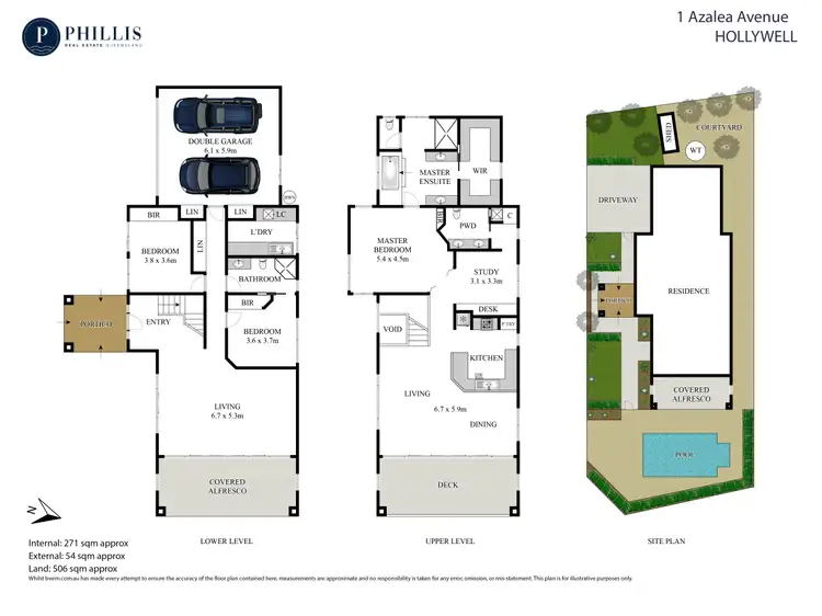 Floorplan of Homely house listing, 1 Azalea Avenue, Hollywell QLD 4216
