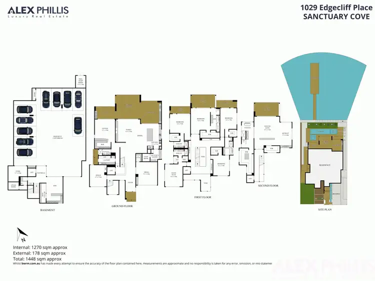 Floorplan of Homely house listing, 1029 Edgecliff Drive, Sanctuary Cove QLD 4212