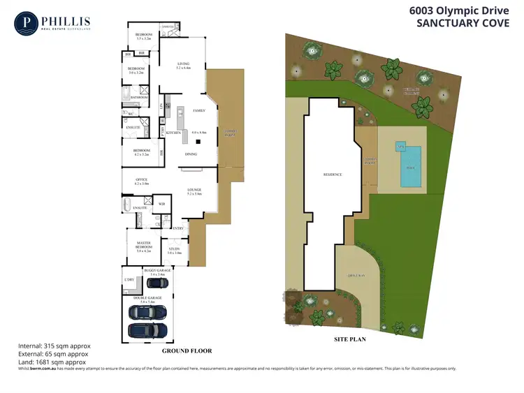 Floorplan of Homely house listing, 6003 Olympic Drive, Sanctuary Cove QLD 4212
