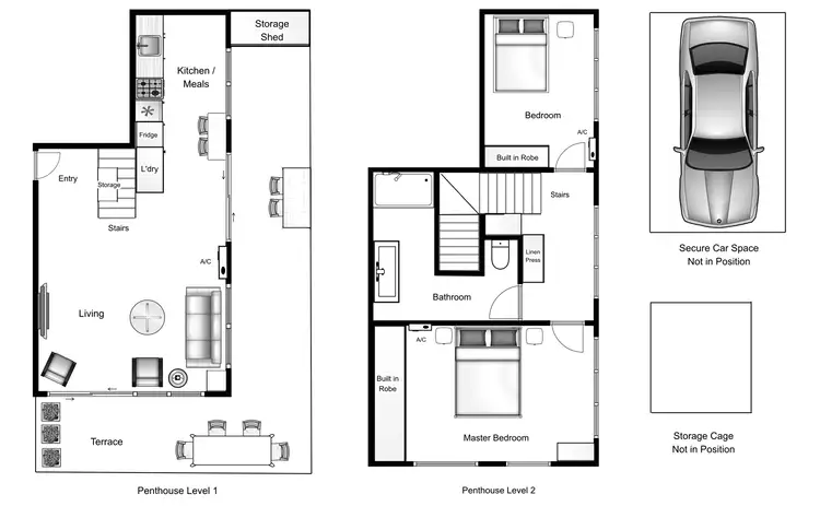 Floorplan of Homely apartment listing, 1112/447 Little Collins Street, Melbourne VIC 3000