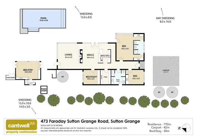 Floorplan of Homely rural property listing, 473 Faraday-Sutton Grange Road, Sutton Grange VIC 3448