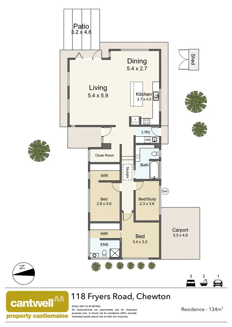 Floorplan of Homely house listing, 118 Fryers Road, Chewton VIC 3451