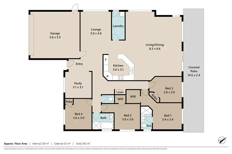 Floorplan of Homely house listing, 8 Rincon Street, Heritage Park QLD 4118