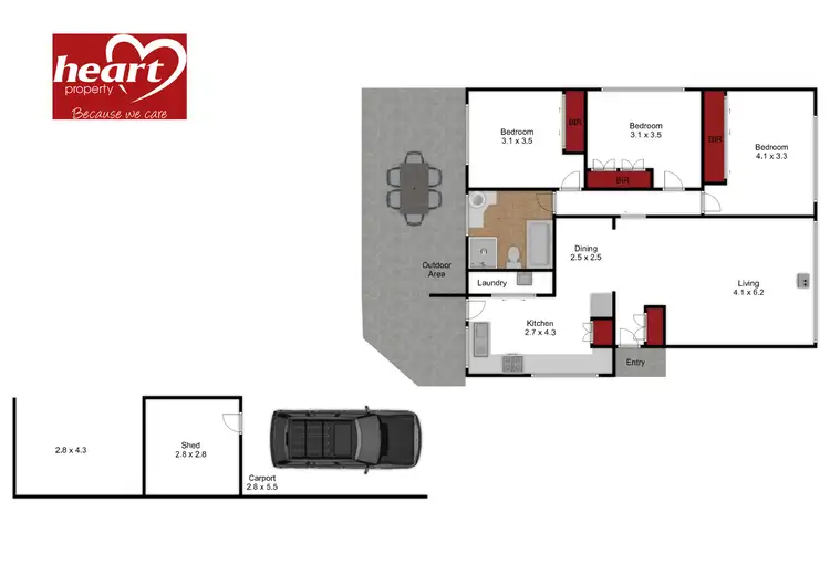Floorplan of Homely house listing, 11 Gibsons Road, Sale VIC 3850