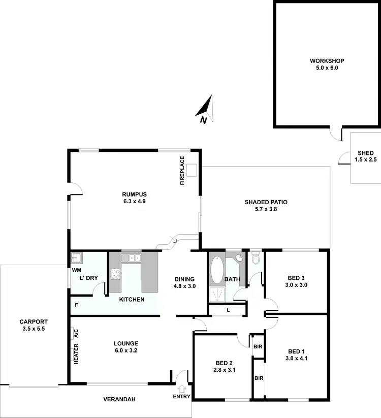 Floorplan of Homely house listing, 14 Wirilda Avenue, Surrey Downs SA 5126
