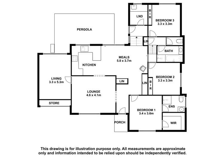 Floorplan of Homely house listing, 10 Attunga Street, Mount Gambier SA 5290