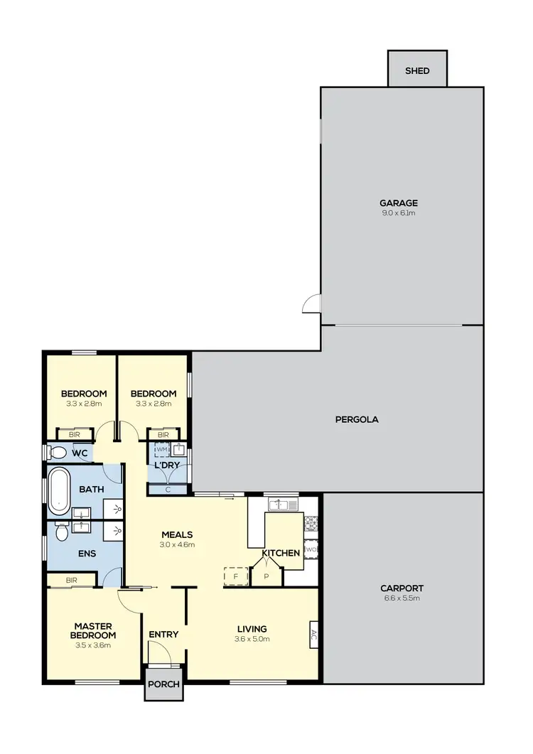 Floorplan of Homely house listing, 4 Dymock Court, Craigieburn VIC 3064