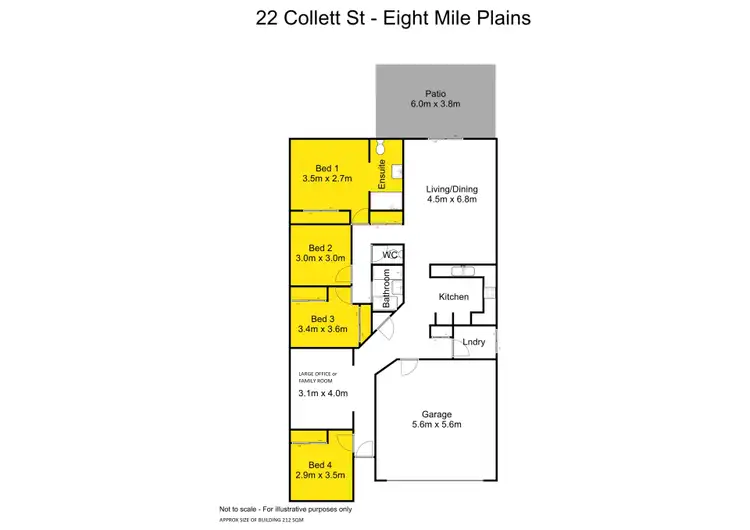Floorplan of Homely house listing, 22 COLLETT STREET, Eight Mile Plains QLD 4113