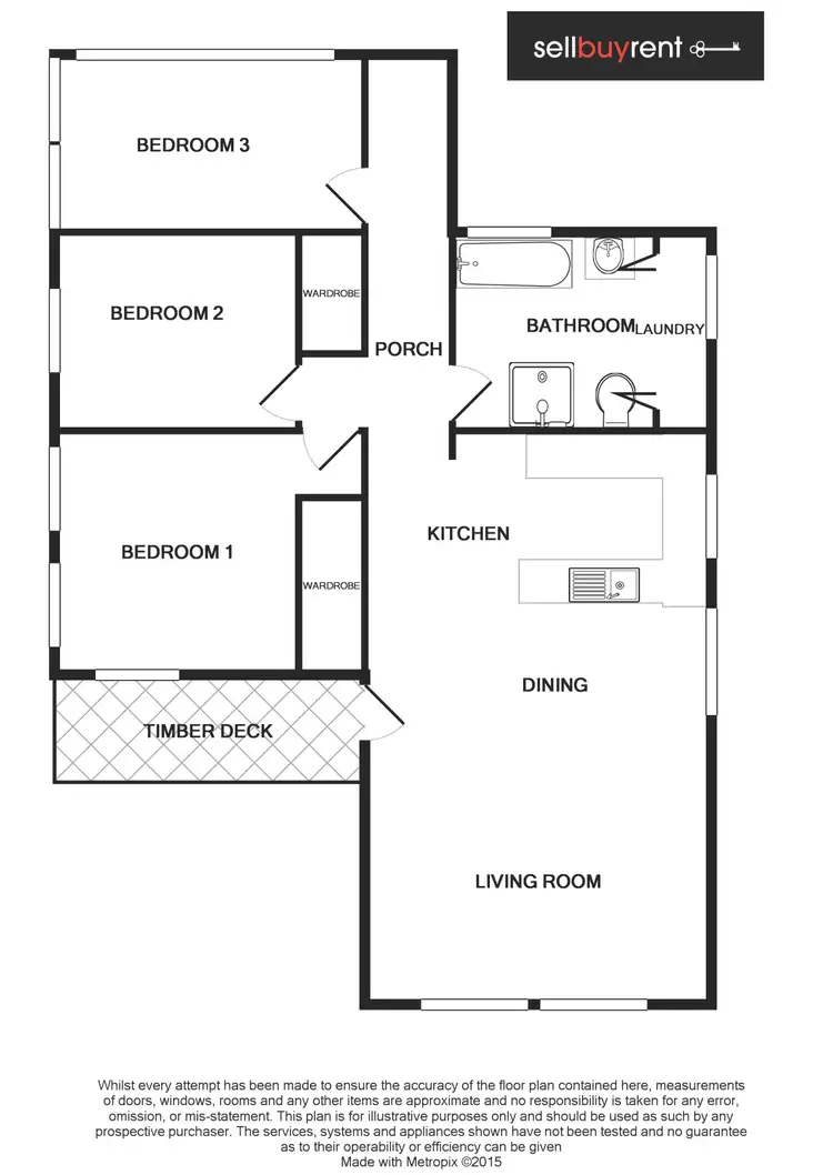 Floorplan of Homely house listing, 38 GORDON STREET, Wodonga VIC 3690