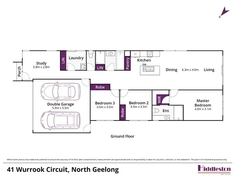Floorplan of Homely house listing, 41 Wurrook Circuit, North Geelong VIC 3215