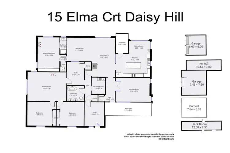 Floorplan of Homely rural property listing, 15 Elma Court, Daisy Hill VIC 3465