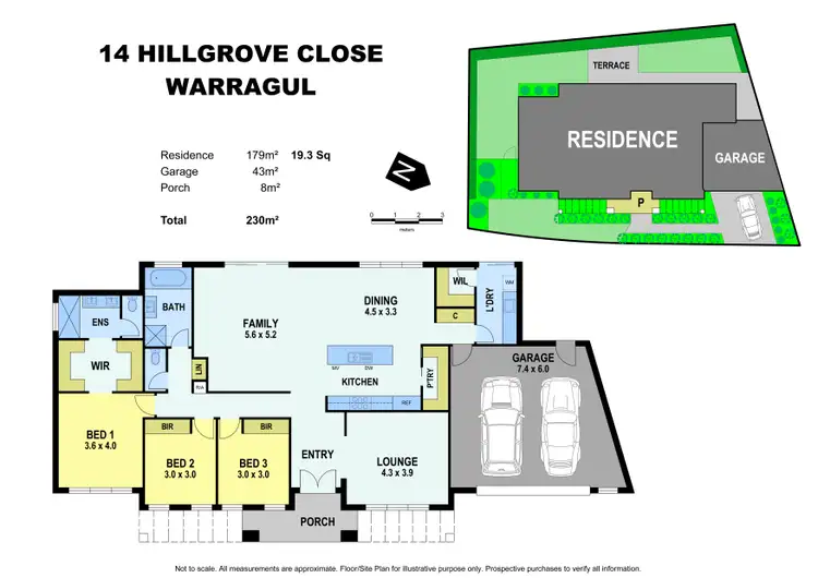 Floorplan of Homely house listing, 14 Hillgrove Close, Warragul VIC 3820