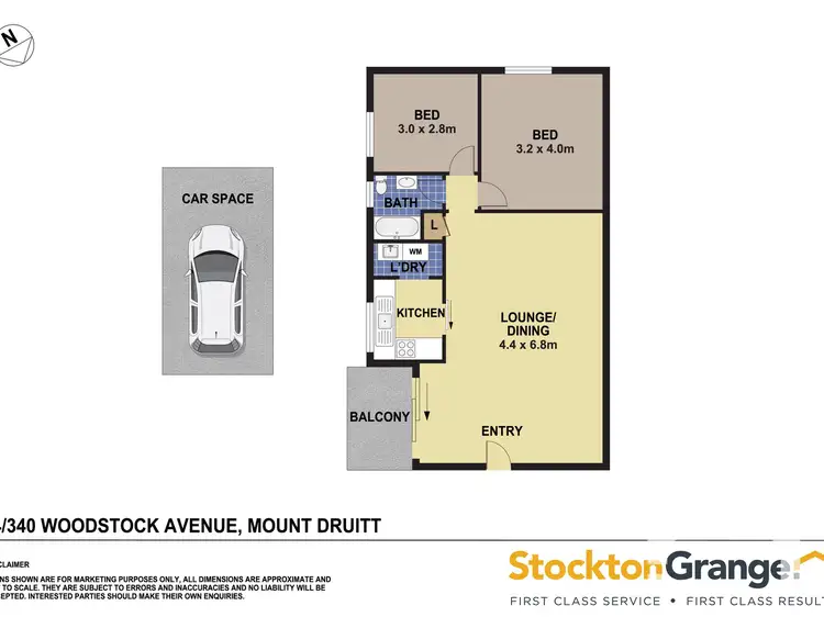 Floorplan of Homely unit listing, 4/340 Woodstock Avenue, Mount Druitt NSW 2770