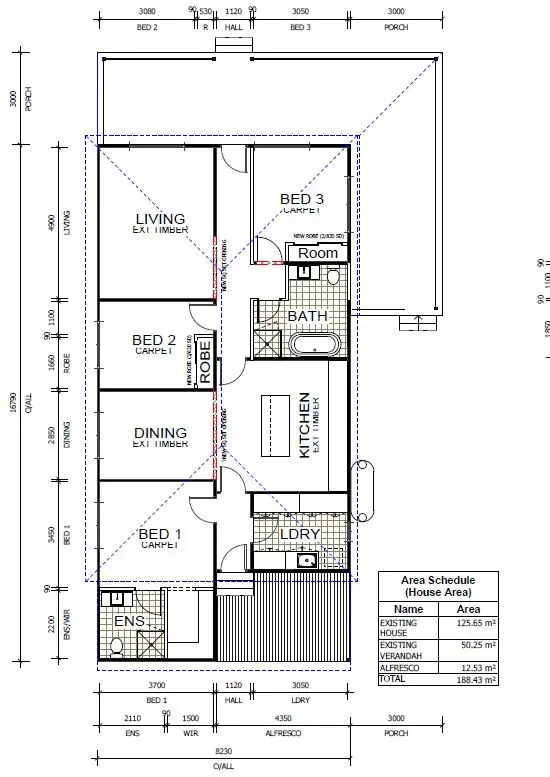 Floorplan of Homely house listing, 119 Boundary Road, Dubbo NSW 2830