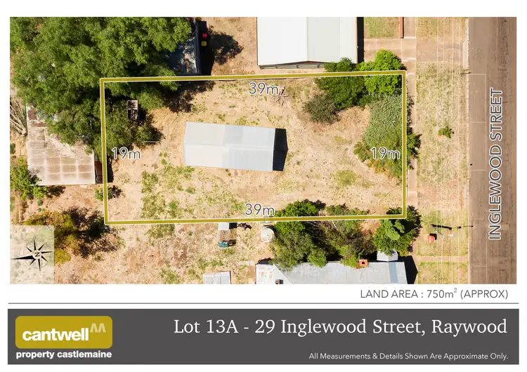 Floorplan of Homely land listing, LOT 13A/29-37 Inglewood Street, Raywood VIC 3570