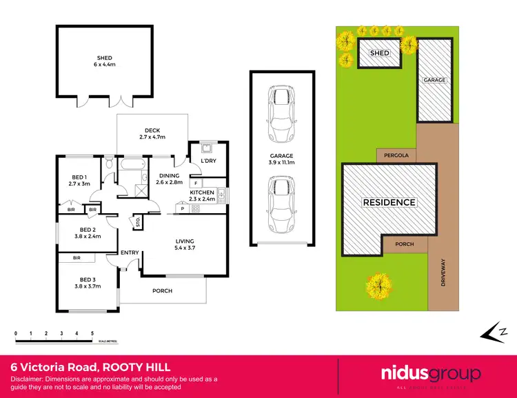 Floorplan of Homely house listing, 6 Victoria Road, Rooty Hill NSW 2766