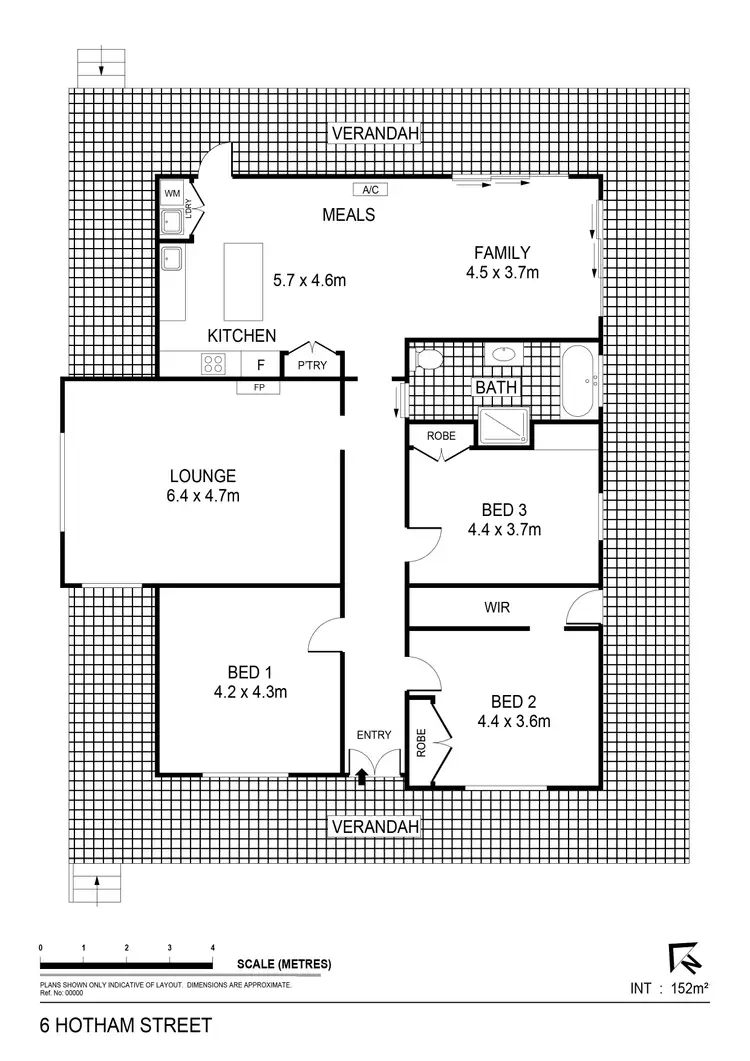 Floorplan of Homely house listing, 6 Hotham Street, Clunes VIC 3370