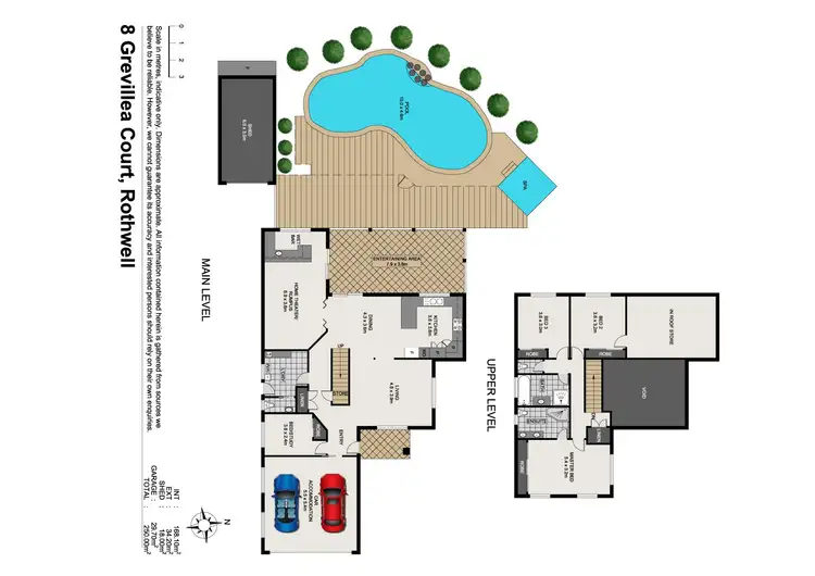 Floorplan of Homely house listing, 8 Grevillea Court, Rothwell QLD 4022