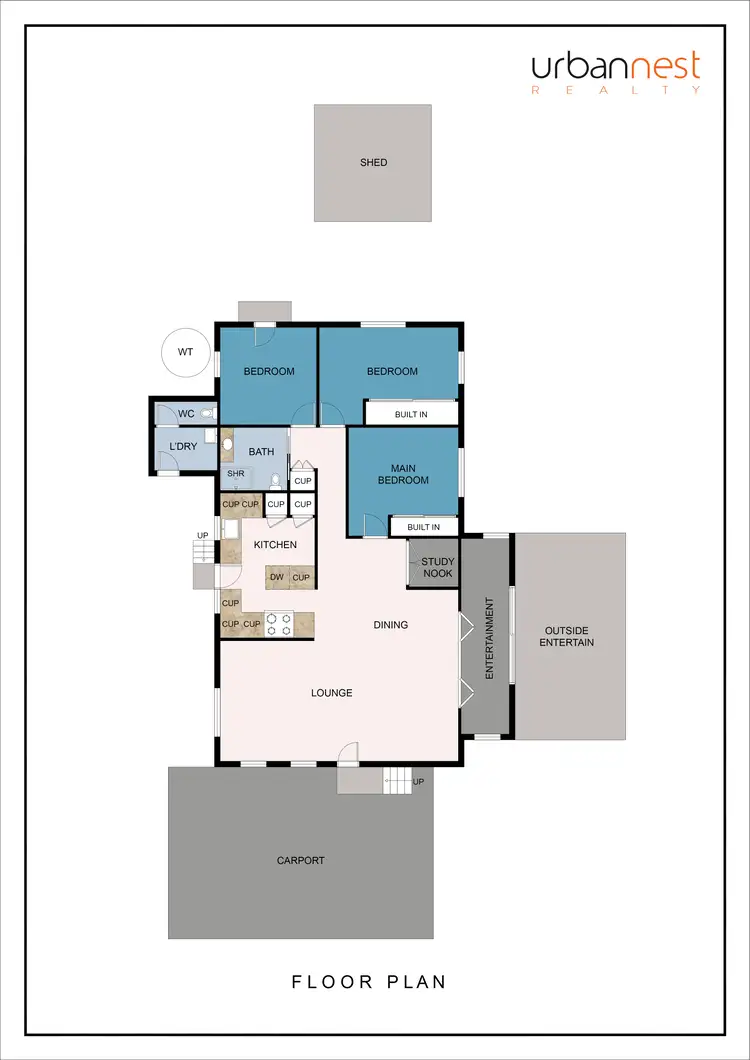 Floorplan of Homely house listing, 20 Lang Terrace, Northgate QLD 4013