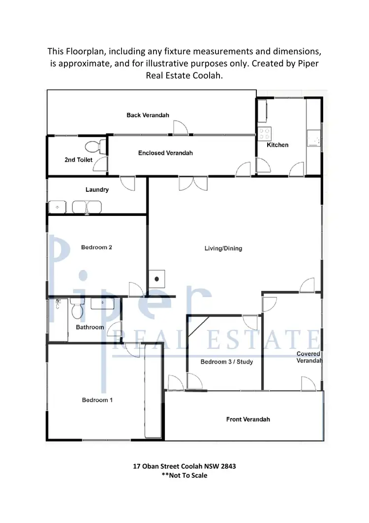 Floorplan of Homely house listing, 17 Oban Street, Coolah NSW 2843
