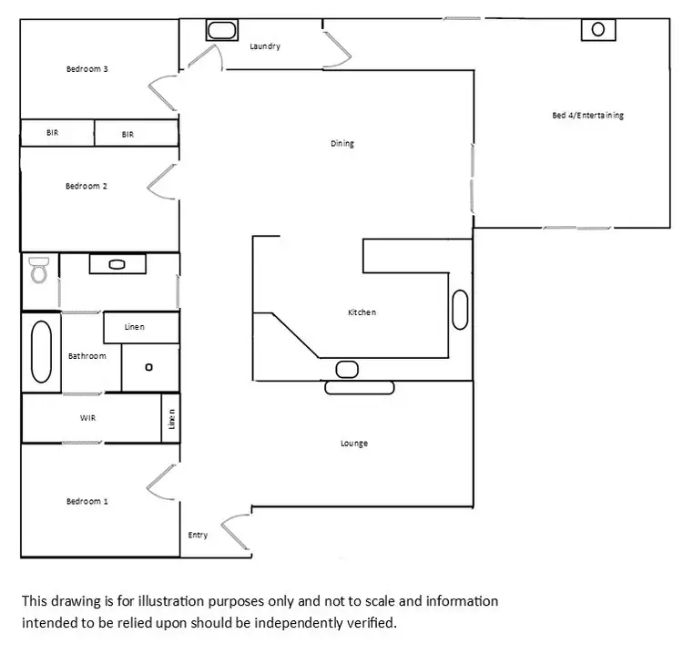 Floorplan of Homely house listing, 50 Lachlan Crescent, Mount Gambier SA 5290