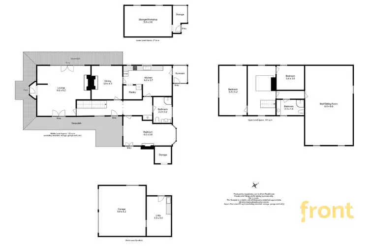 Floorplan of Homely rural property listing, 770 Nook Road, Nook TAS 7306