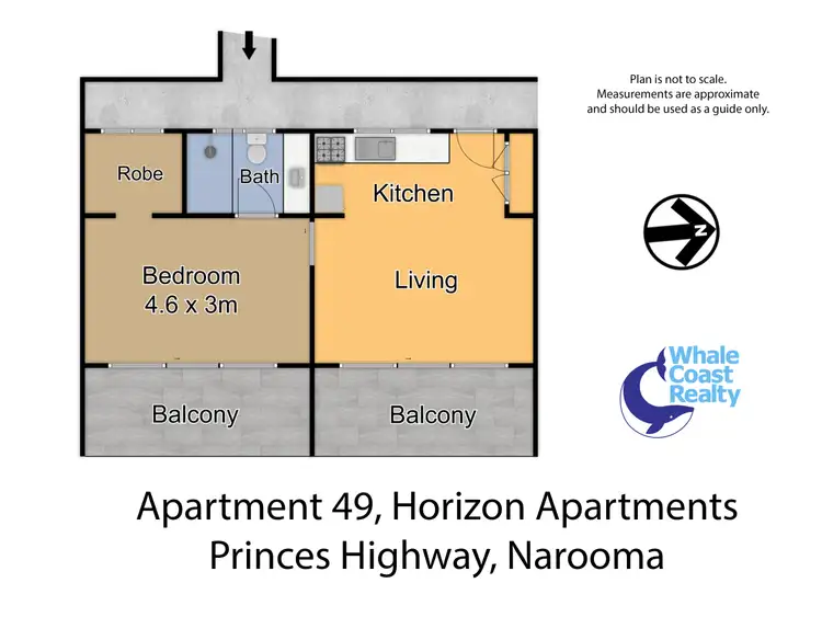 Floorplan of Homely unit listing, 49/147 Princes Highway, Narooma NSW 2546