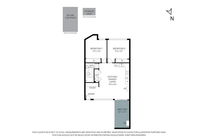 Floorplan of Homely apartment listing, 205/18 Gilbert Road, Preston VIC 3072