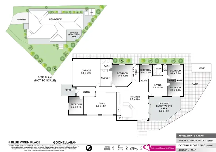 Floorplan of Homely house listing, 5 Blue Wren Place, Goonellabah NSW 2480