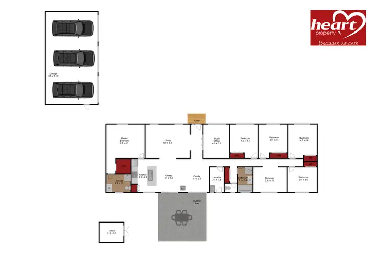Floorplan of Homely house listing, 8 Wattlebird Close, Seaspray VIC 3851
