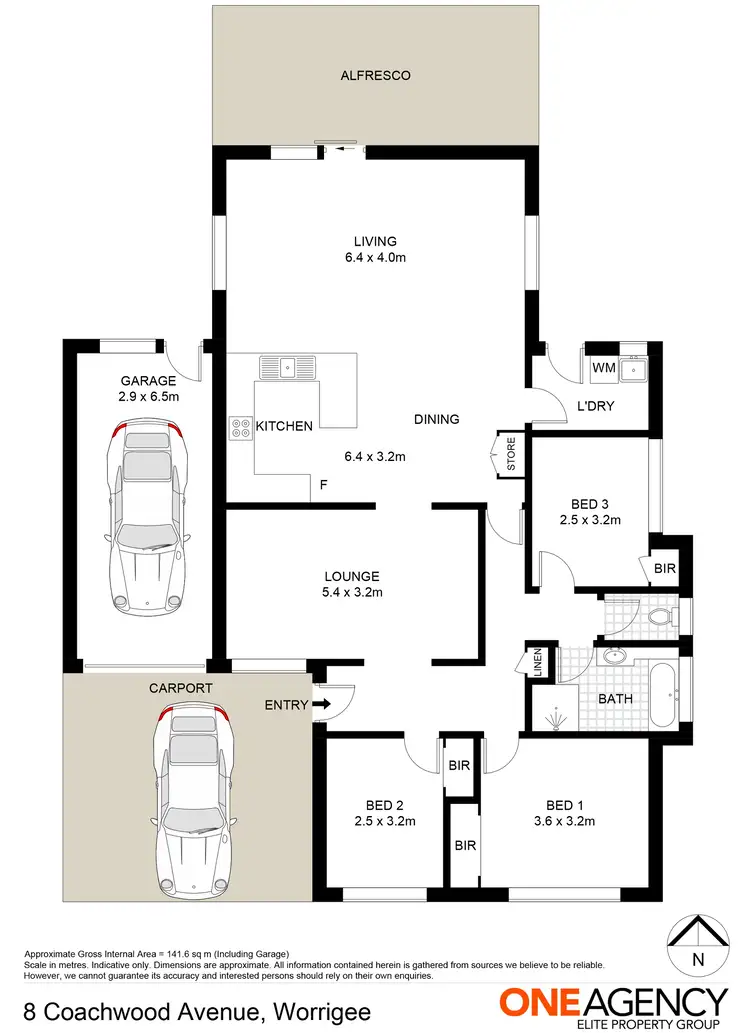 Floorplan of Homely house listing, 8 Coachwood Avenue, Worrigee NSW 2540