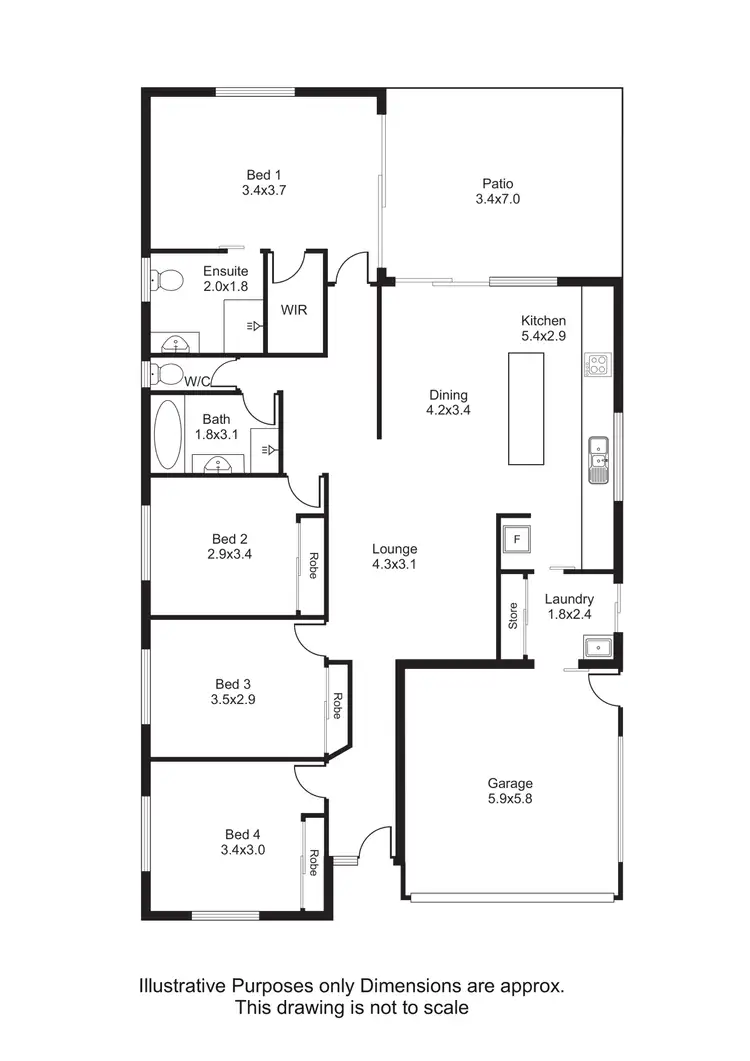 Floorplan of Homely house listing, 10 Bonner Close, Gordonvale QLD 4865