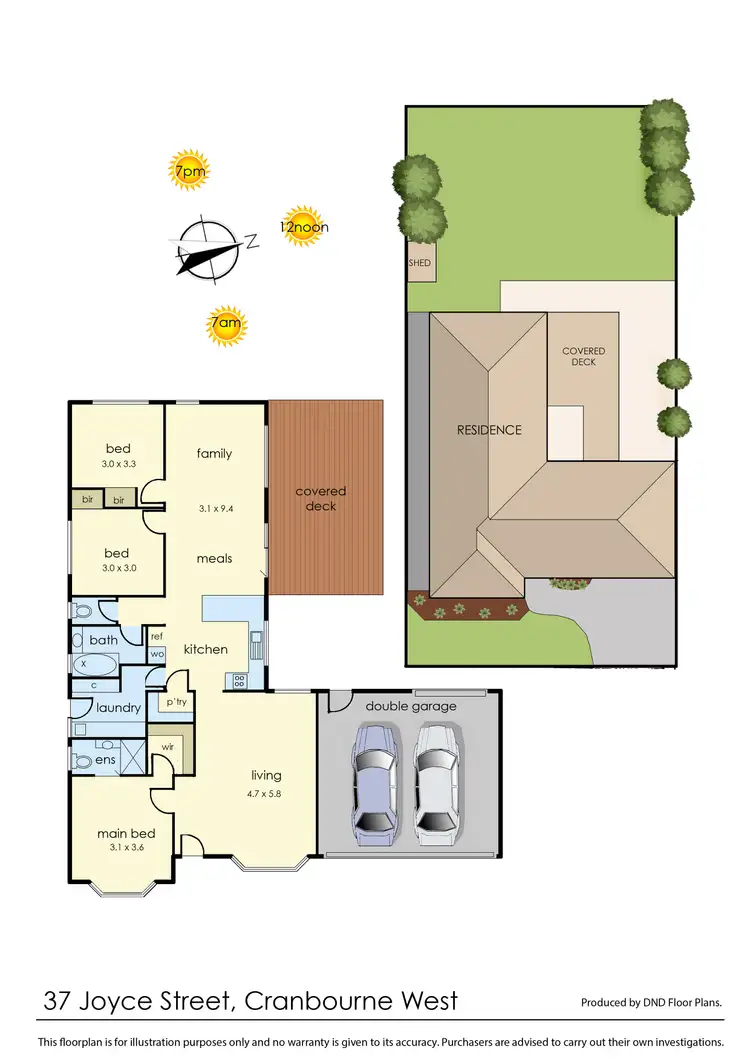 Floorplan of Homely house listing, 37 Joyce Street, Cranbourne West VIC 3977