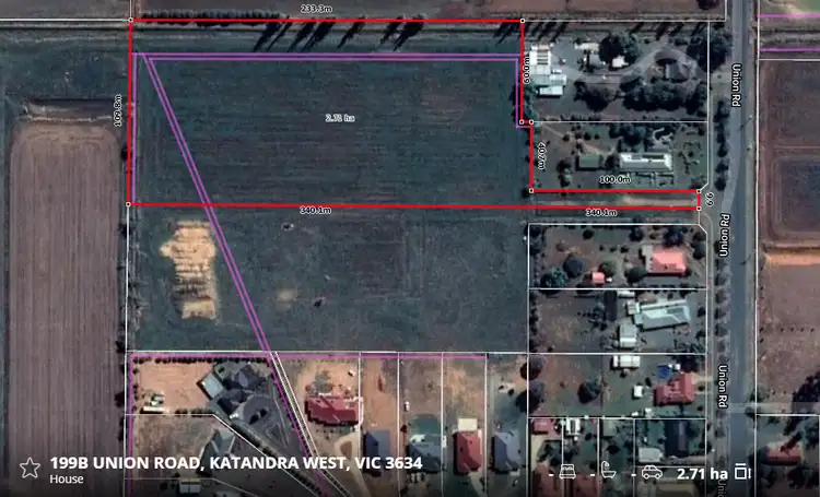 Floorplan of Homely land listing, 199B Union Road, Katandra West VIC 3634