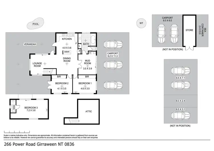 Floorplan of Homely house listing, 266 Power rd, Girraween NT 836