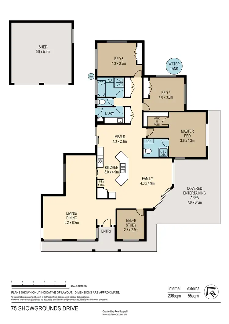 Floorplan of Homely house listing, 75 Showgrounds Drive, Highvale QLD 4520