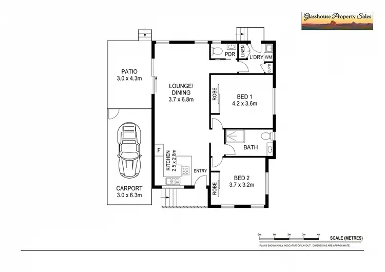 Floorplan of Homely villa listing, 36/466 Steve Irwin Way, Beerburrum QLD 4517