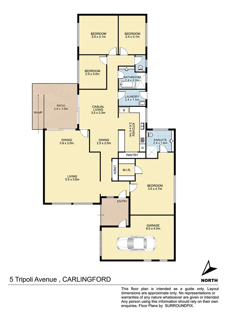 Floorplan of Homely house listing, 5 Tripoli Avenue, Carlingford NSW 2118