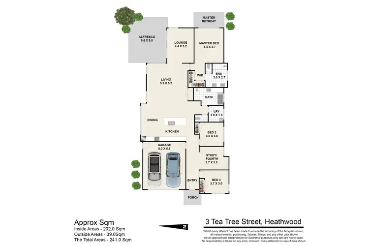 Floorplan of Homely house listing, 3 Tea Tree Street, Heathwood QLD 4110