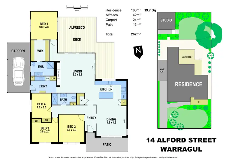Floorplan of Homely house listing, 14 Alford Street, Warragul VIC 3820